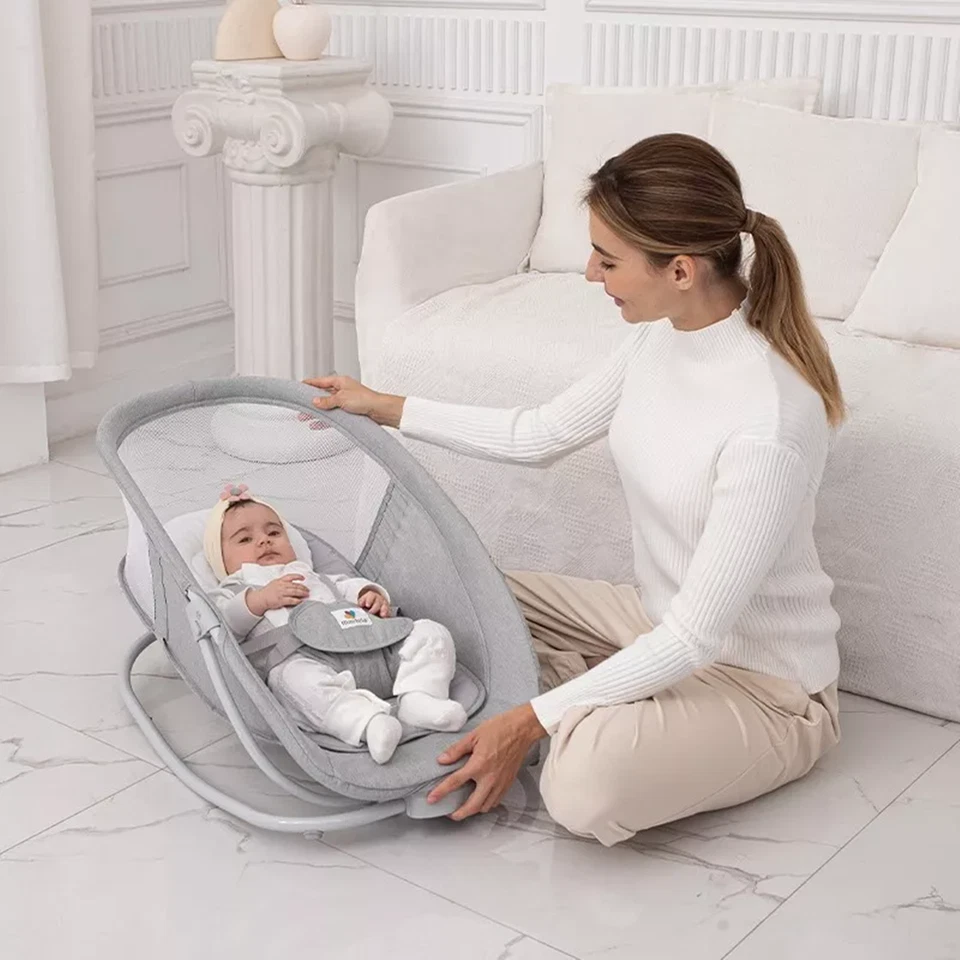 4in1 Baby Swing Bouncer Mastela New born Rocker Electric Leaf Bassinet Upto18Kg - image 3 of 4
