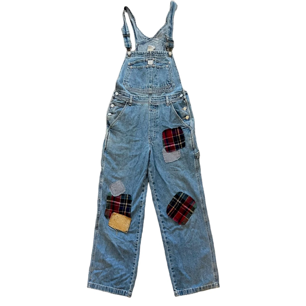 Vintage 90s Calvin Klein Overalls Y2K size M Blue Denim Baggy Loose  Carpenter