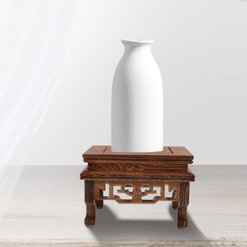 Orientalischer Vasenständer Basis Aus Wenge Buddha Statuen Sockel Bonsai Podest - Bild 7 von 12