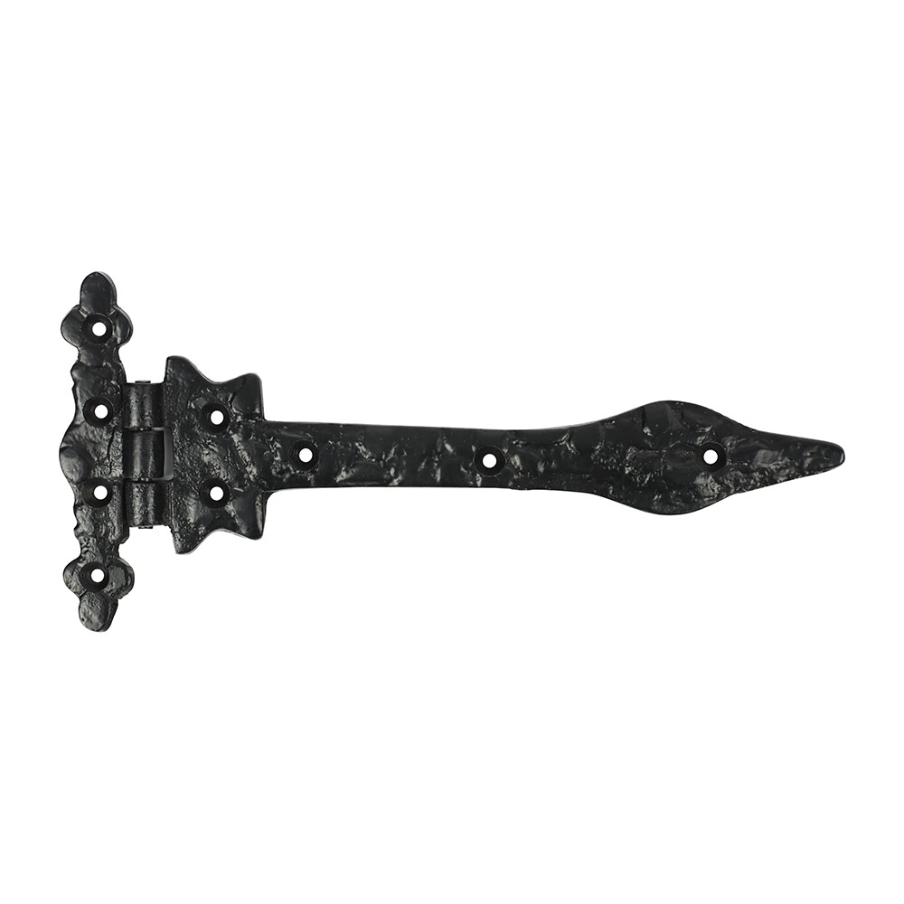 Timco Pair of Spear Hinges Internal Doors Decorative Hinge Antique Black 237mm