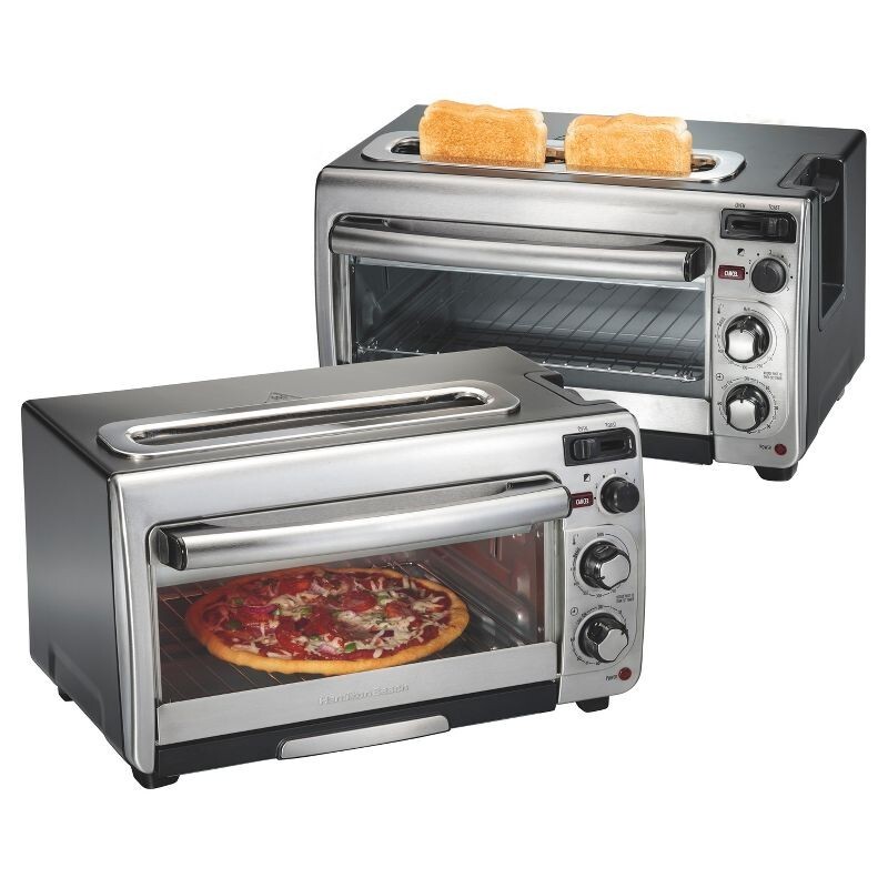 Hamilton Beach 2in1 Toaster & Oven Combo Adjustable Thermostat Ovens
