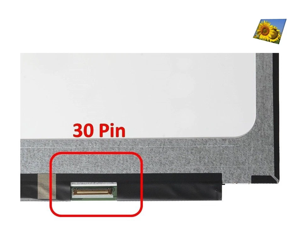 Lenovo IdeaPad Slim 3 15AMN8 82XQ FHD IPS LCD Screen 30 pin Matte LED Display - Image 3 of 4