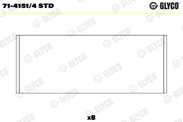 Glyco 71-4151/4 Std Pleuellager FüR Ford, Ford Afrika-image