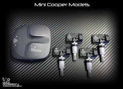 Programmable TPMS Tire Pressure Monitoring Sensor 315 433 MHz for Mini Cooper