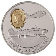 1990 $20 Aviation Series One (1) Avro Anson and the North American Harvard - Ste