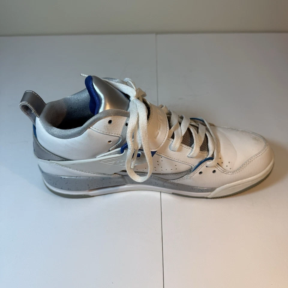 Zapatos de baloncesto Jordan Flight 45 blancos deportivos azules grises 644846-107 para hombre talla 9,5 Foto 2 de 4