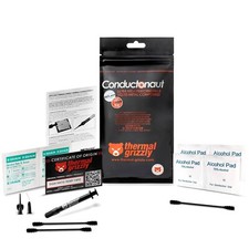 Thermal Grizzly Conductonaut Thermal Grease - 1 Gram Set  3 Applicators  Pads