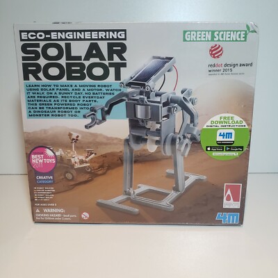 NEW! Eco-Engineering Solar Robot Green Science 4m Eco Engineering 