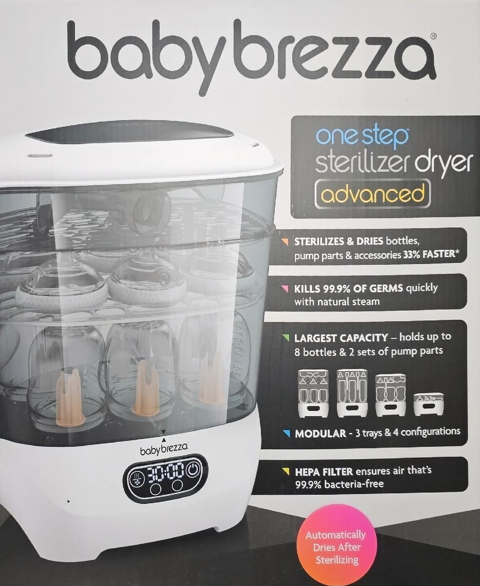 Baby Brezza One Step Advanced Electric Sterilizer and Dryer - White (BRZ0069) Baby Brezza One Step Advanced Electric Sterilizer and Dryer - White (BRZ0069)