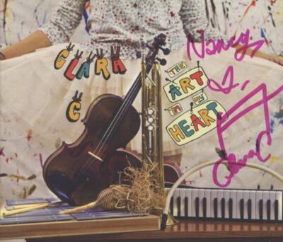 Clara C: The Art In My Heart MUSIC AUDIO CD indie pop guitar! SIGNED AUTOGRAPH