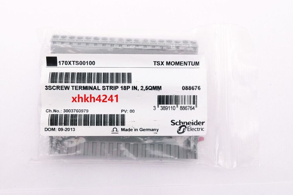 New Schneider 170XTS00100 Modicon Momentum Terminal Blocks Screw Type 18 Pin #AT