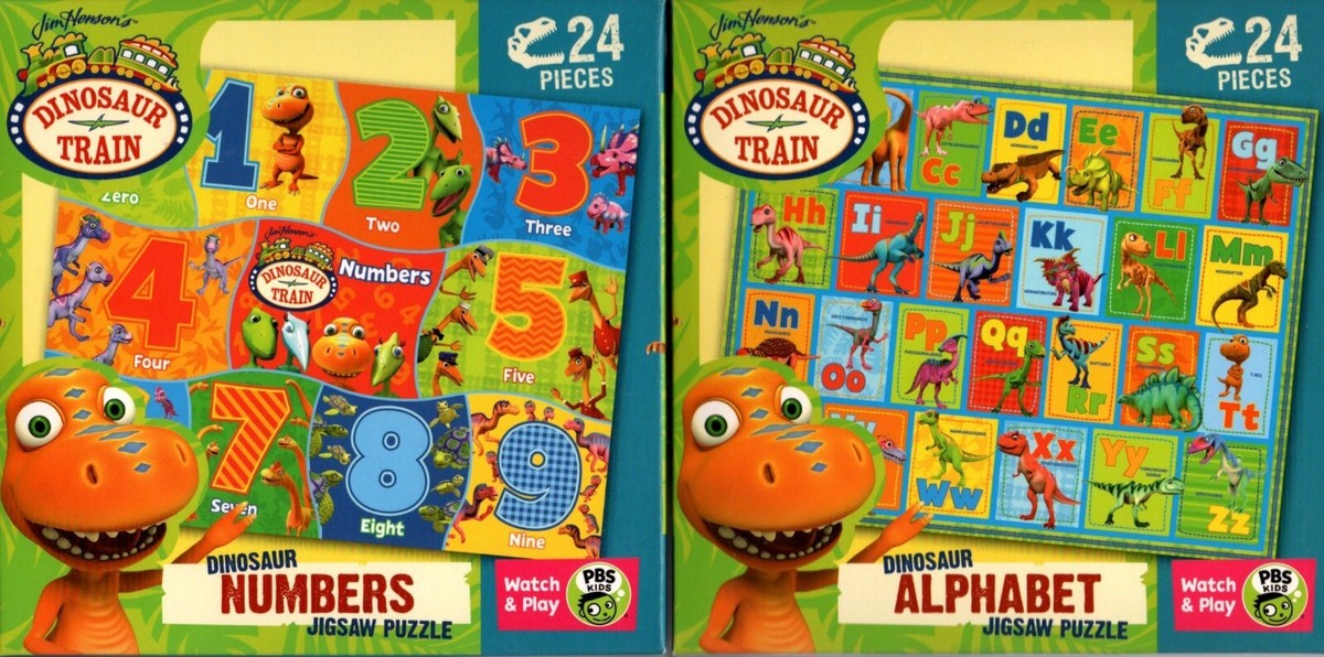 Dinosaur Train - Dinosaur Number and Alphabet - 24 Pieces
