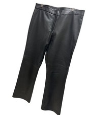 VS2 by Vakko Black Lambskin Leather pants
