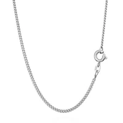 Sterlingsilber 925er Kette Panzerkette Königskette 1,60mm Breit Unisex - Bild 1 von 4