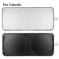 For Lincoln Car Large Windshield Sun Shade Visor UV Block Foldable Screen Cover
