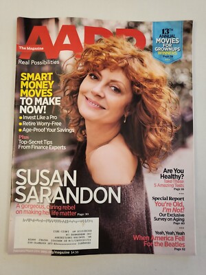 2014 Feb/March, AARP Magazine, Susan Sarandon, (CP424)