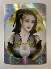 Chinese Beauties Gold Ai Art Sexy Card ACG Goddess Waifu Girl Holo Doujin Anime