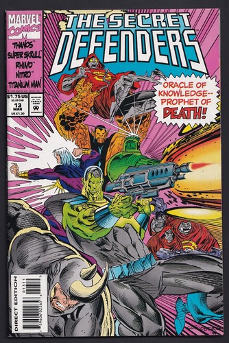 Secret Defenders #1-25 Marvel 1993 Complete Series! Deadpool! Wolverine! - Picture 14 of 24