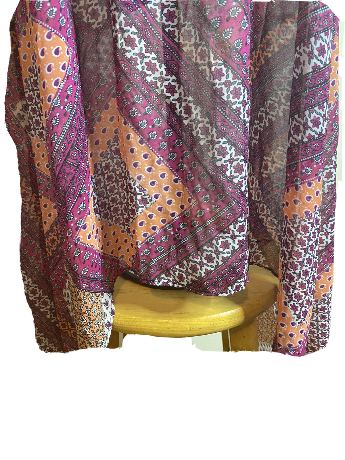 Speechless size M patchwork Multi Colored Spaghet… - image 4