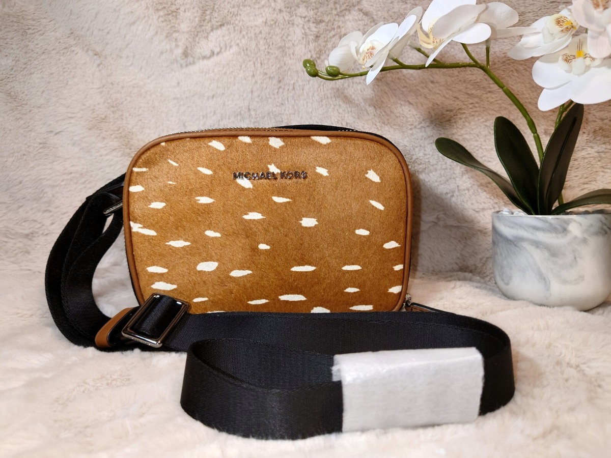Michael Kors Cooper Micro Crossbody Bag Mini MK logo PVC Black
