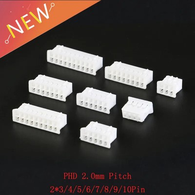 PHD 2.0mm Connector Terminal Plastic Shell Crimps 50Pcs/lot