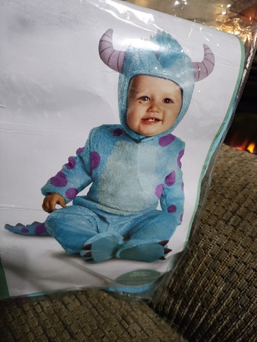 Monsters Inc Sully Baby Costume 12-18mos Halloween Birthday Disney Pixar - Picture 3 of 7