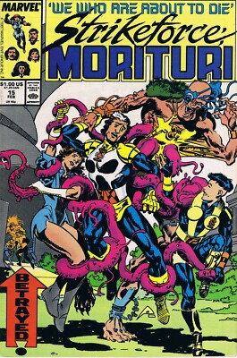 Marvel Comics Strickforce Morituri Vol 1 #15 1986