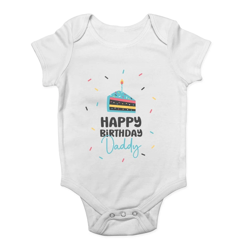 BABY ORIGINALS Happy Birthday Papa Feier Baby mitwachsende Weste Body Jungen Mädchen Geschenk