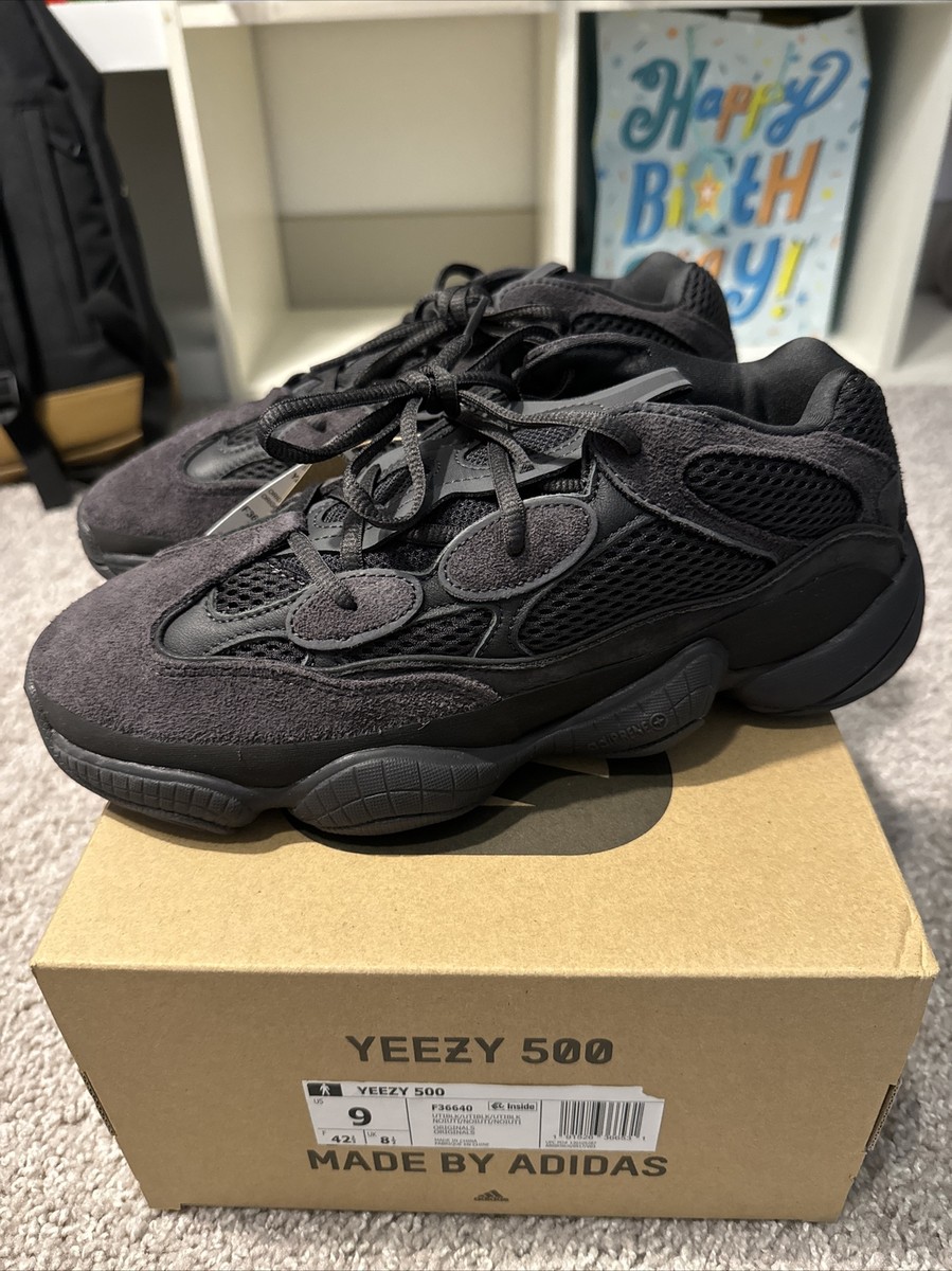 Adidas Yeezy Boost 500 Utility Black F36640 Size 9 Brand New | eBay