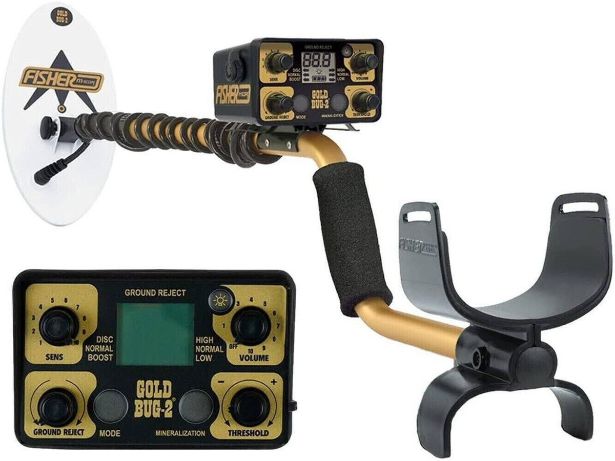 Fisher Gold Bug 2 Metal Detector 71 kHz with 10