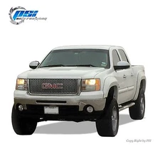 BLACK PAINTABLE Extension Fender Flares 07-13 GMC Sierra 1500 Short Bed 69.3"
