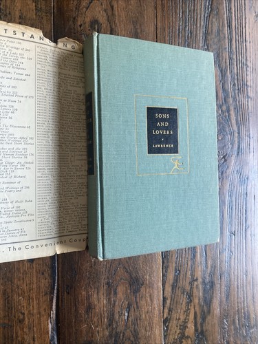 Sons and lovers D H Lawrence HC Dust Jacket 1922 Modern Library #109 - Picture 8 of 12