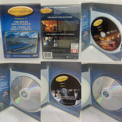World Class Trains: Relive the Golden Age of Rail: Vol. 1-6 Box Set (DVD, PAL) - Picture 9 of 12
