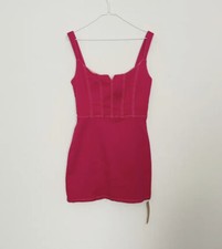 Reformation Jolie Bustier Mini Dress Pink Size 2 NWT