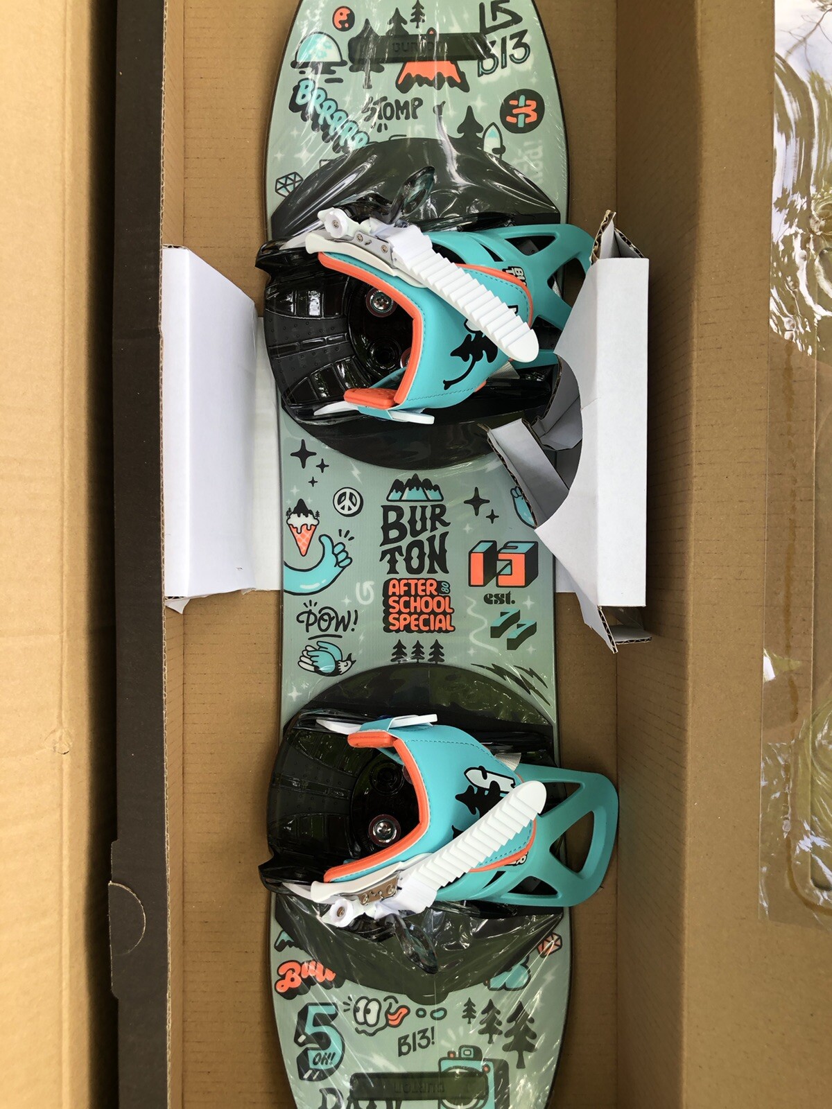 Burton Kids' After School Special Snowboard Package 80cm