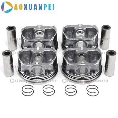 4x Kolben Satz Für VW AUDI 2.0 TFSI CDH CCZA CJKA Ø 21mm 06H107065AB 06H107065AM