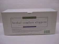 Herbal Concepts Herbal Comfort Slippers Hot/Cold Therapy NOS