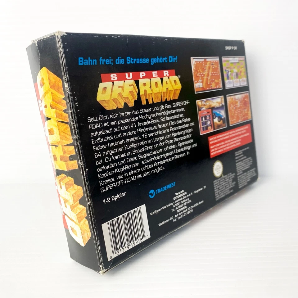 Super Off Road + Box, Insert, Manual CIB - SNES - Tested & Working - Image 4 of 4