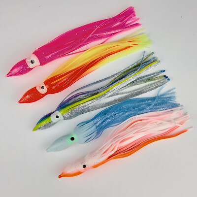 5 oder 10 St. Gummi Octopus 18cm Soft Bait Beifänger Dorsch Norwegen Jig Pilker