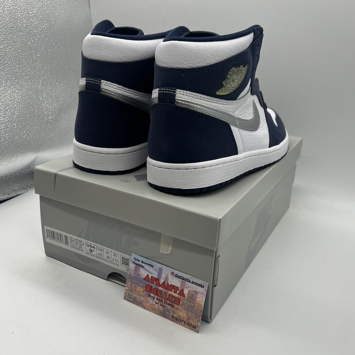 Size 9.5 - Jordan 1 Retro High CO.JP Midnight Navy Brand New