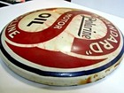POLARINE MOTOR OIL GASOLIINE SIGN ANTIQUE PORCELAIN STANDARD OLD ORIGINAL RARE  — photo 3