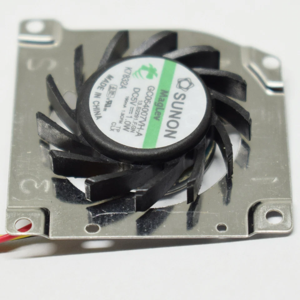 4pcs Sunon GC054007VH-A 13.B2291.F.GN 40x40x7mm 5V 1.0W  13 Blades 3pin CPU Fan - Image 3 of 4