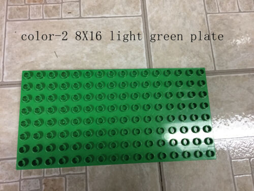 1 lego duplo piatto piatto 8x16 6x12 castello disney bianco grigio marrone marrone nero blu - Foto 5 di 23