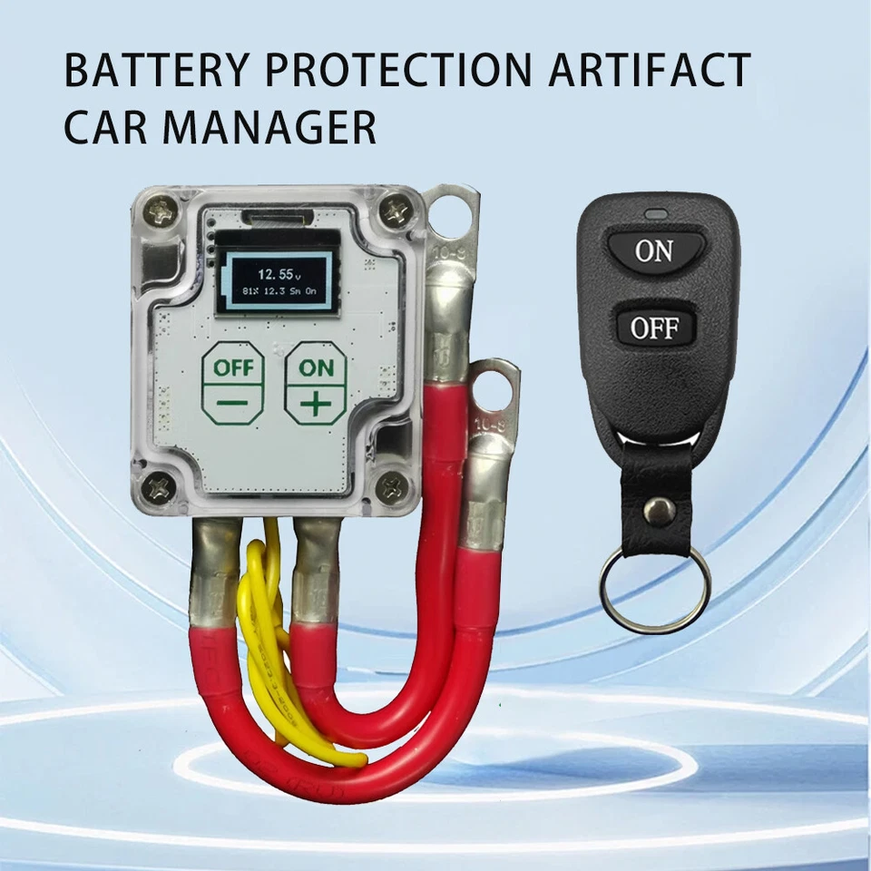 Interruptor de apagado maestro de desconexión de batería de automóvil control remoto # Foto 2 de 4