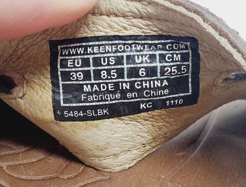 Keen Womens Cush Summer Sandals Brown Leather Shoes Sz 8.5 City Of Roses - Bild 8 von 8