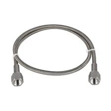FITOK PTFE-Lined Stainless Steel Braided Hose 1/4 Female NPT 316 SS 36 in Long