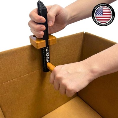 Adjustable Depth Cardboard Resizer & Scoring Tool - Essential for Shipping Boxes