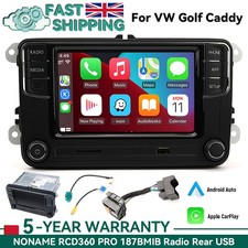 NONAME 6.5" RCD360 PRO 187B Android Auto Carplay Radio RCD330 Stereo For VW Golf