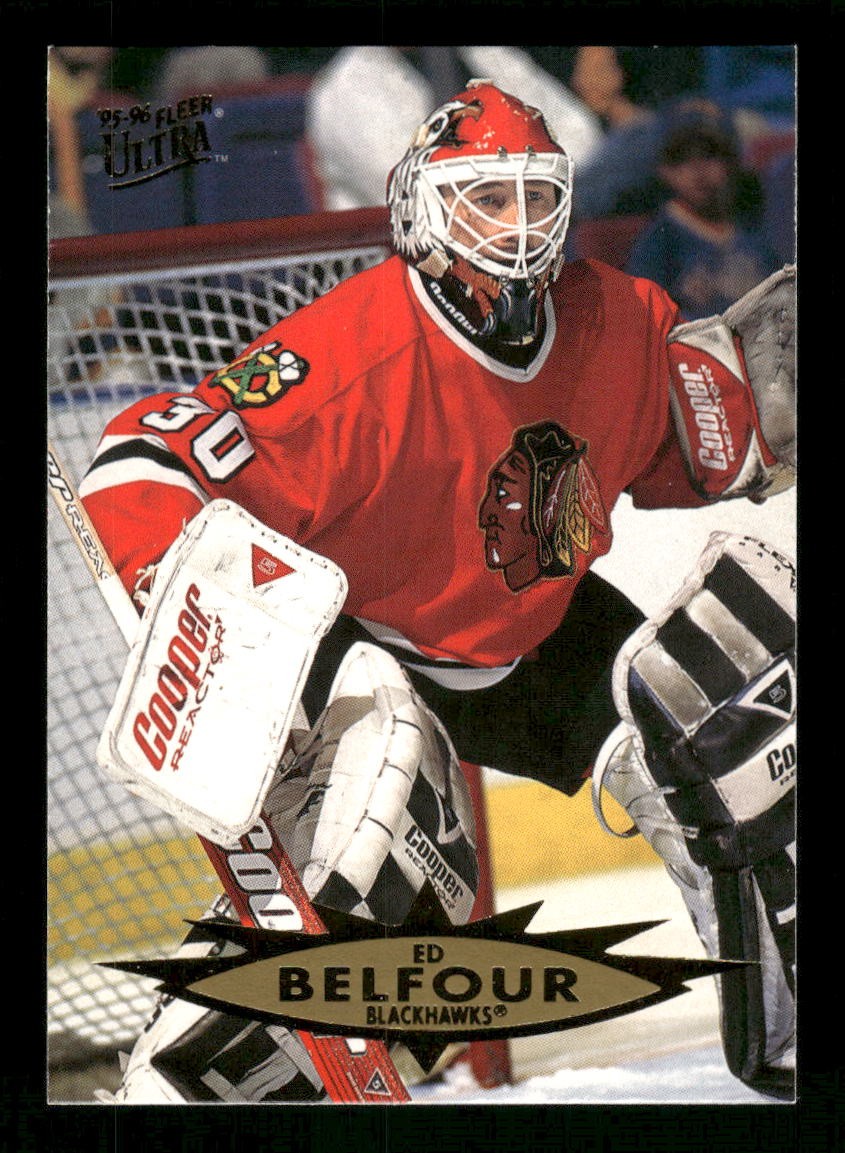 Ed Belfour 1995-96 Ultra #30 Chicago Blackhawks NM