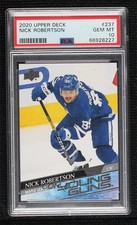 2020-21 Upper Deck Young Guns Nick Robertson #237 PSA 10 GEM MT 12gp